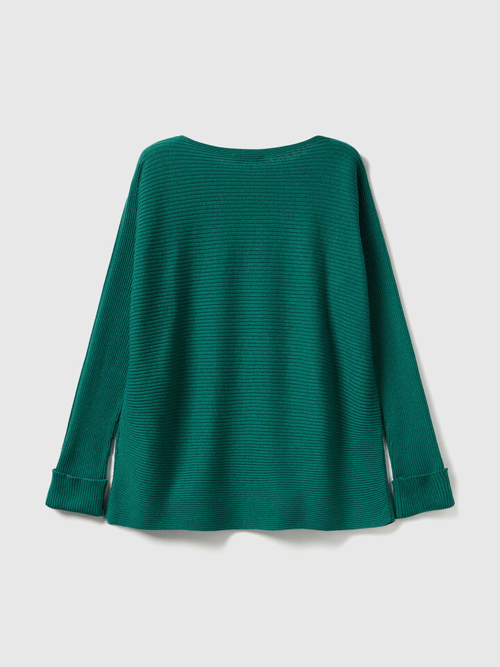 BOAT-NECK SWEAT.L/S Women image number 2